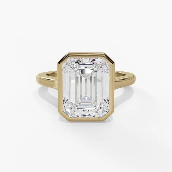 Diamond Ring Emerald Van Atkins Jewelers New Albany, MS
