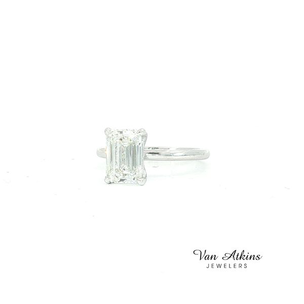 2.06 Carat Diamond Rings Emerald Lab Image 4 Van Atkins Jewelers New Albany, MS