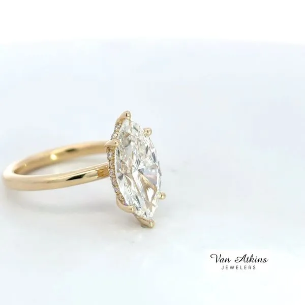 3.24 Carat Lab Grown Diamond Rings Marquise 