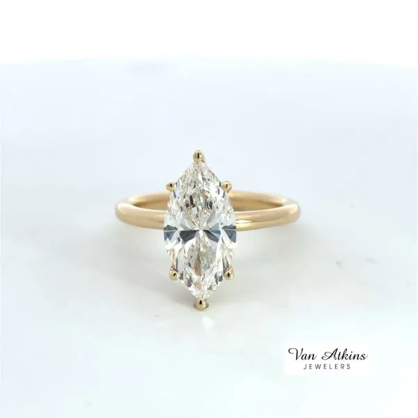 3.24 Carat Lab Grown Diamond Rings Marquise 