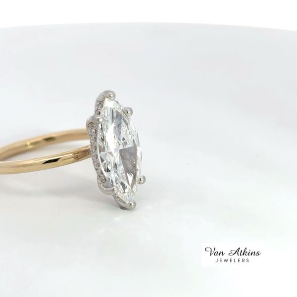3.11 Carat Lab Grown Diamond Ring Marquise Image 3 Van Atkins Jewelers New Albany, MS
