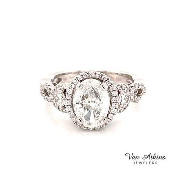 2.58 Carat Diamond Ring Oval Van Atkins Jewelers New Albany, MS