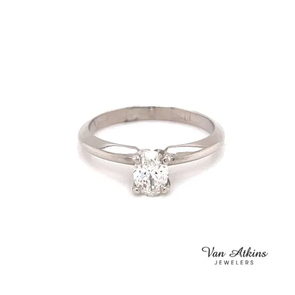 Diamond Ring Oval Van Atkins Jewelers New Albany, MS