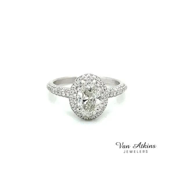 Diamond Ring Oval Van Atkins Jewelers New Albany, MS