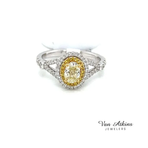 0.54 Carat Diamond Rings Oval Van Atkins Jewelers New Albany, MS