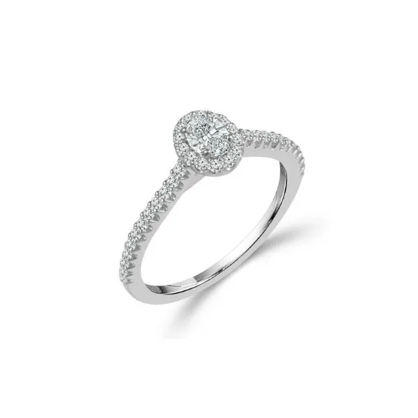 0.25 Carat Diamond Rings Oval Van Atkins Jewelers New Albany, MS