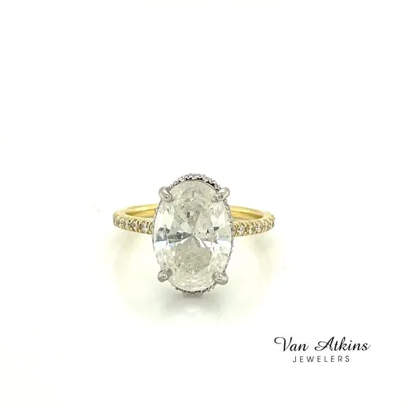 3.25 Carat Diamond Rings Oval Van Atkins Jewelers New Albany, MS