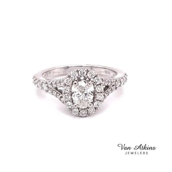 0.42 Carat Oval Cut Diamond Ring Van Atkins Jewelers New Albany, MS
