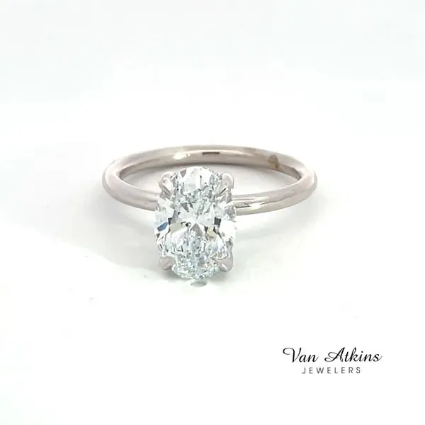 2.08 Carat Diamond Rings Oval Van Atkins Jewelers New Albany, MS