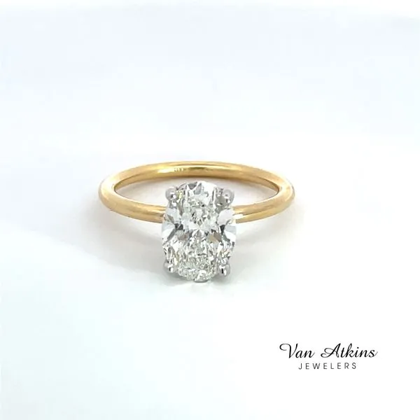 2.10 Carat Diamond Rings Oval 