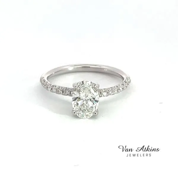 1.33 Carat Diamond Ring Oval Van Atkins Jewelers New Albany, MS