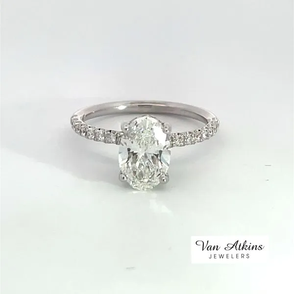 1.87 Carat Diamond Ring Oval Van Atkins Jewelers New Albany, MS