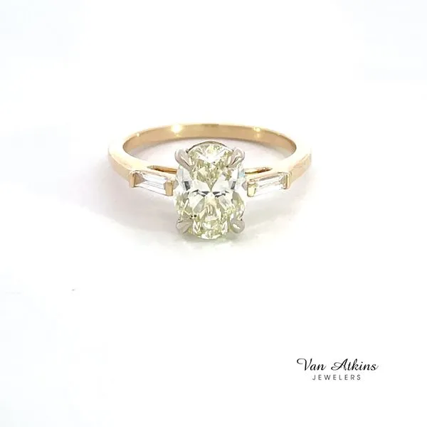 2.2 Carat Diamond Rings Oval Image 4 Van Atkins Jewelers New Albany, MS