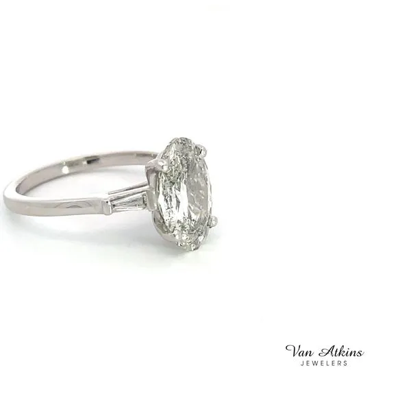 2.71 Carat Diamond Rings Oval Image 3 Van Atkins Jewelers New Albany, MS