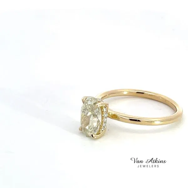 1.66 Carat Diamond Rings Oval Image 3 Van Atkins Jewelers New Albany, MS