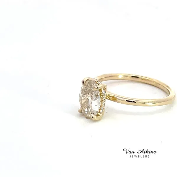 1.61 Carat Diamond Rings Oval Image 2 Van Atkins Jewelers New Albany, MS