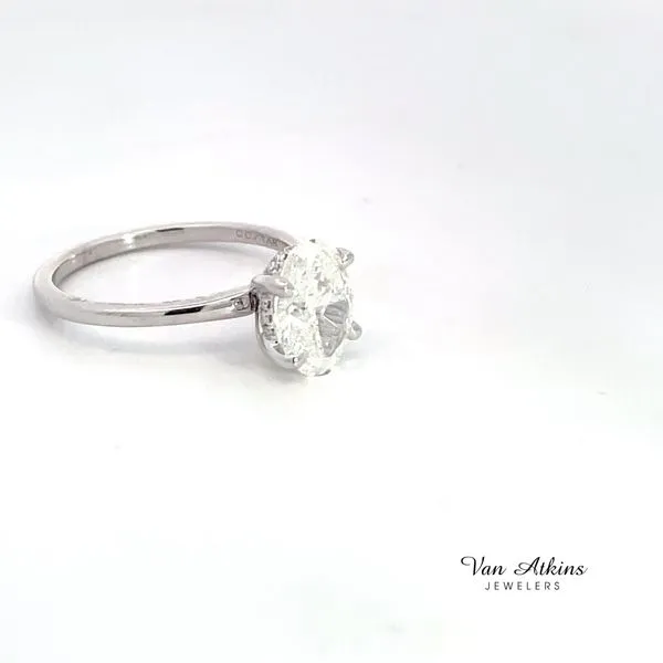 1.54 Carat Diamond Rings Oval Image 3 Van Atkins Jewelers New Albany, MS