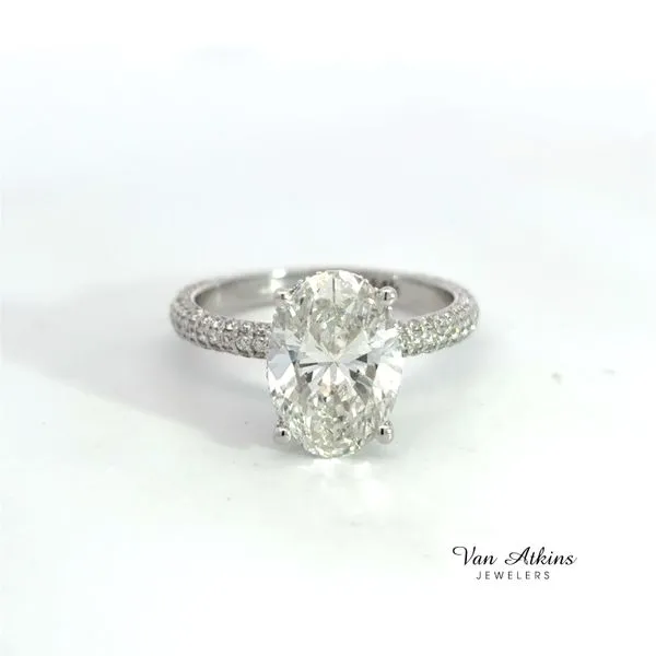 3.82 Carat Diamond Rings Oval 