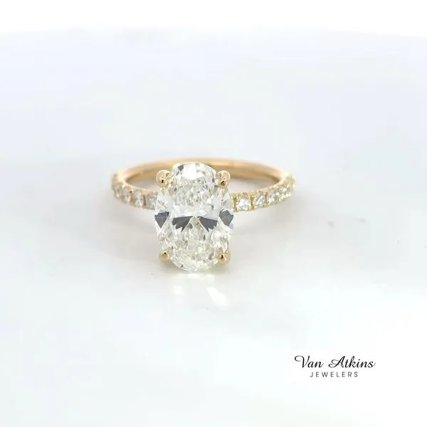 3.54 Carat Lab Grown Diamond Rings Oval 