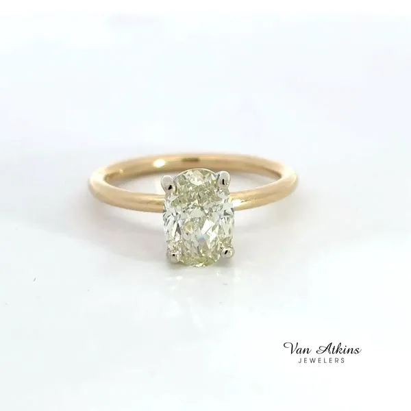 1.81 Carat Diamond Ring Oval Image 5 Van Atkins Jewelers New Albany, MS