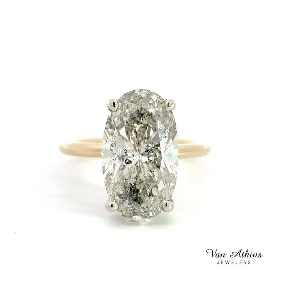 8.25 Carat Diamond Rings Oval Image 5 Van Atkins Jewelers New Albany, MS