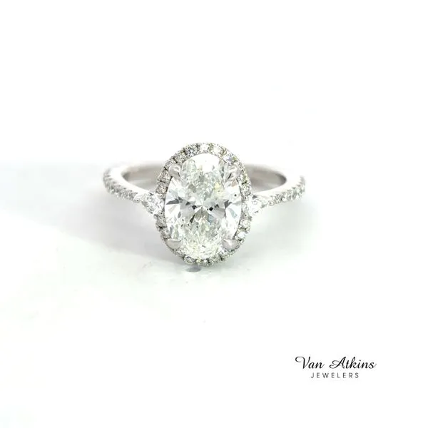 1.87 Carat Diamond Rings Oval Image 4 Van Atkins Jewelers New Albany, MS