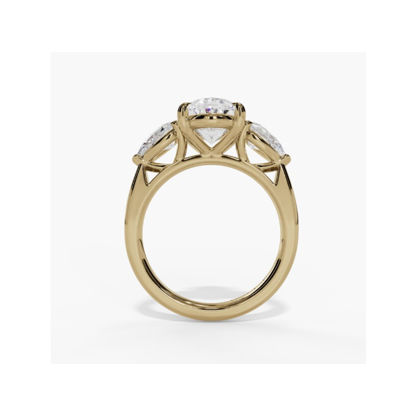 2.79 Carat Lab Grown Diamond Rings Oval Image 3 Van Atkins Jewelers New Albany, MS