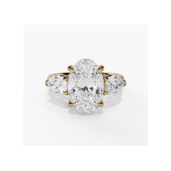 2.79 Carat Lab Grown Diamond Rings Oval Van Atkins Jewelers New Albany, MS