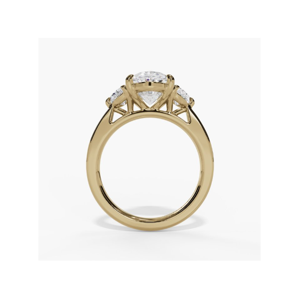 3.63 Carat Lab Grown Diamond Rings Oval Image 3 Van Atkins Jewelers New Albany, MS
