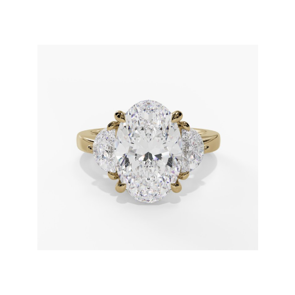 3.63 Carat Lab Grown Diamond Rings Oval Van Atkins Jewelers New Albany, MS