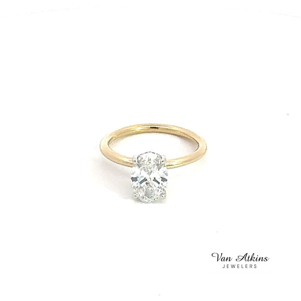 1.69 Carat Lab Grown Diamond Ring Oval 