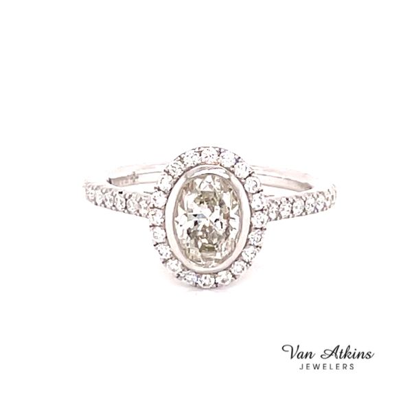 1.40 Carat Diamond Rings Oval Van Atkins Jewelers New Albany, MS