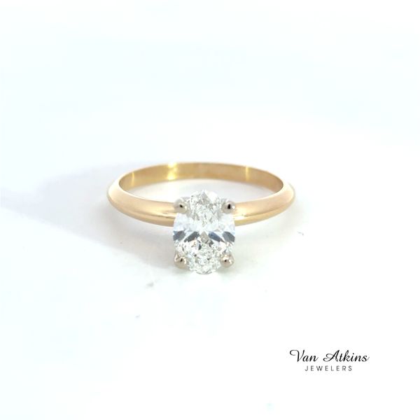 1.01 Carat Lab Grown Diamond Ring Oval Van Atkins Jewelers New Albany, MS