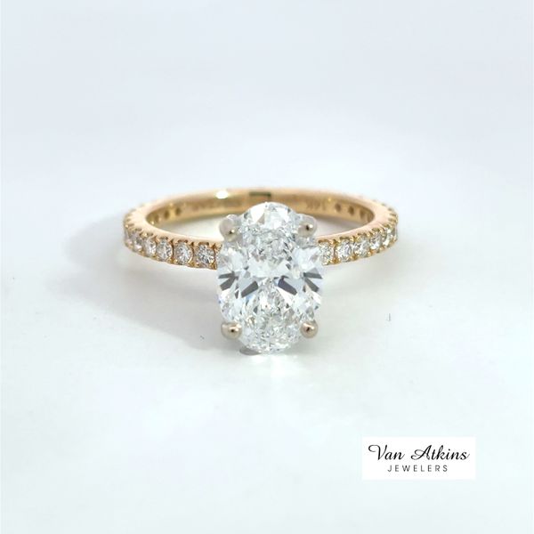 2.51 Carat Lab Grown Diamond Ring Oval Van Atkins Jewelers New Albany, MS