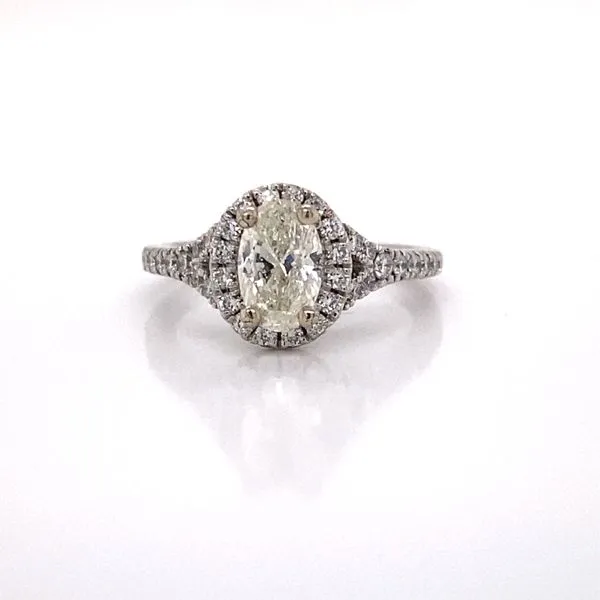 Diamond Ring Oval Van Atkins Jewelers New Albany, MS
