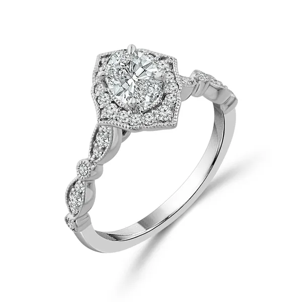 Diamond Ring Oval Van Atkins Jewelers New Albany, MS