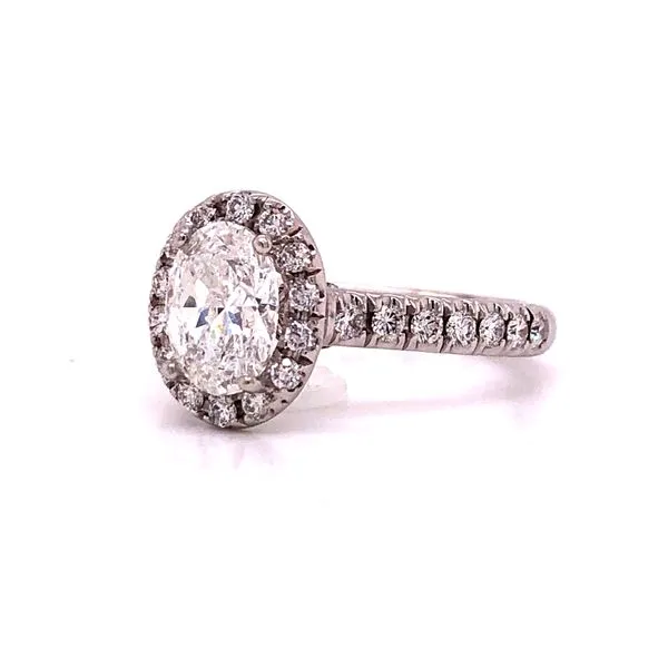 Diamond Ring Oval Image 2 Van Atkins Jewelers New Albany, MS