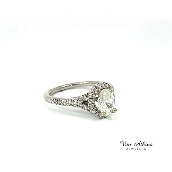 1.38 Carat Diamond Rings Oval Image 2 Van Atkins Jewelers New Albany, MS