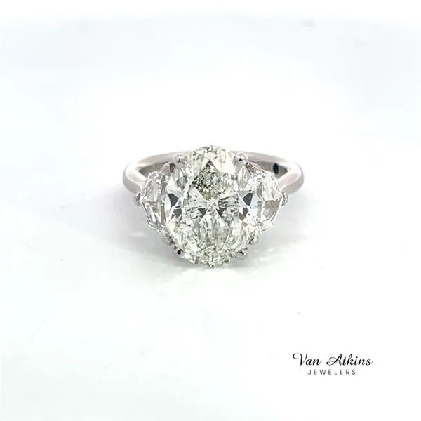 5.01 Carat Diamond Rings Oval Image 4 Van Atkins Jewelers New Albany, MS
