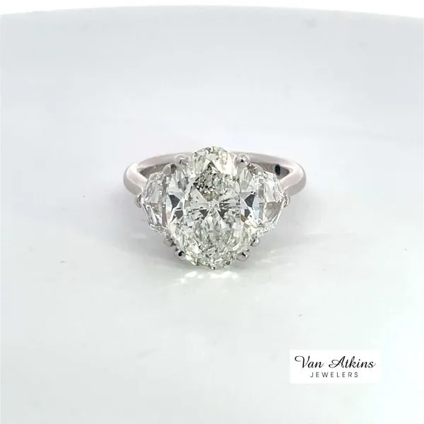 5.01 Carat Diamond Rings Oval Image 5 Van Atkins Jewelers New Albany, MS