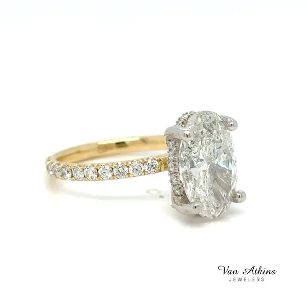 4.72 Carat Diamond Ring Oval Image 3 Van Atkins Jewelers New Albany, MS