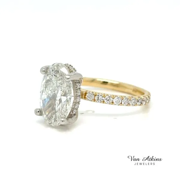 4.72 Carat Diamond Ring Oval Image 4 Van Atkins Jewelers New Albany, MS