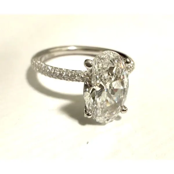 Diamond Ring Oval Van Atkins Jewelers New Albany, MS