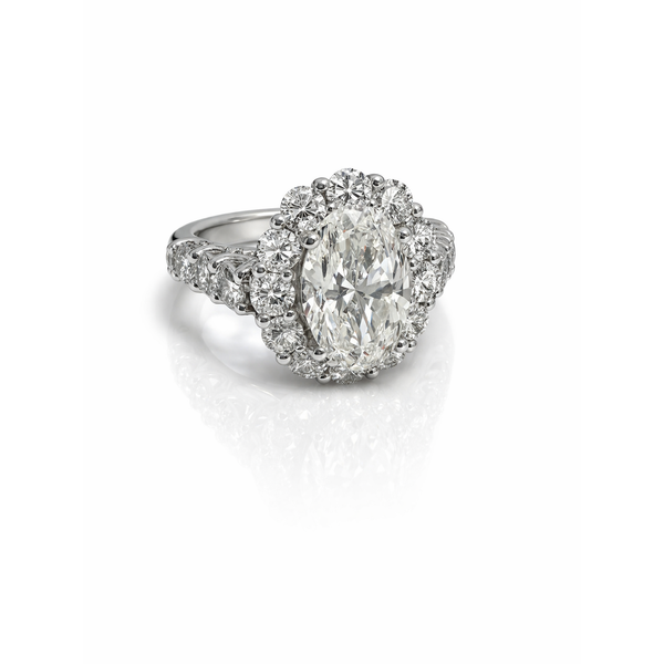 Diamond Ring Oval Van Atkins Jewelers New Albany, MS