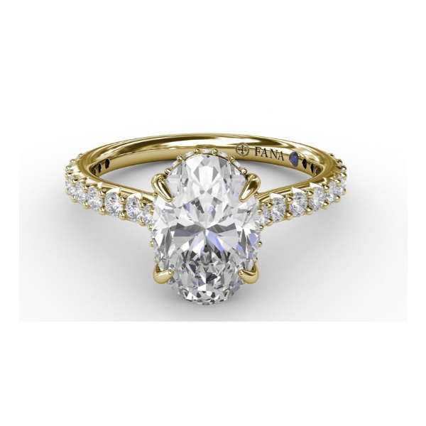 Diamond Ring Oval Image 2 Van Atkins Jewelers New Albany, MS