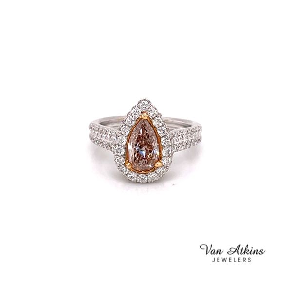 Diamond Ring Pear Image 2 Van Atkins Jewelers New Albany, MS