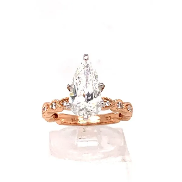 2.32 Carat Pear Cut Diamond Ring Image 2 Van Atkins Jewelers New Albany, MS