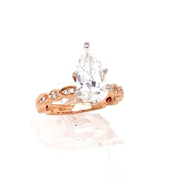 2.32 Carat Pear Cut Diamond Ring Image 3 Van Atkins Jewelers New Albany, MS