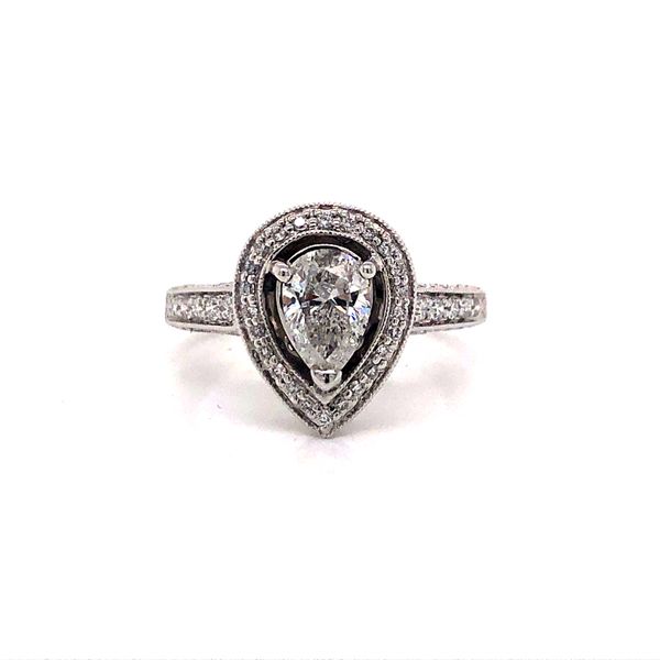 Diamond Ring Pear Van Atkins Jewelers New Albany, MS