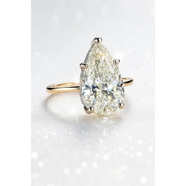7.84 Carat Diamond Rings Pear Van Atkins Jewelers New Albany, MS